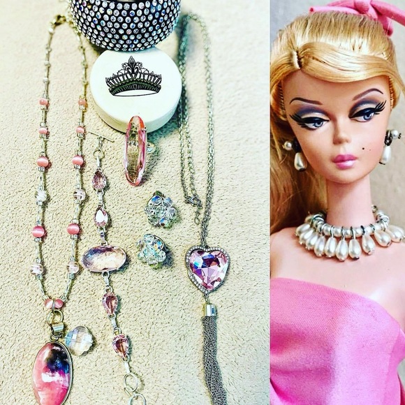 Rainbow Topaz Grey Pearl Sterling Silver 925 Assortment of Beautiful Jewelry - Picture 13 of 14